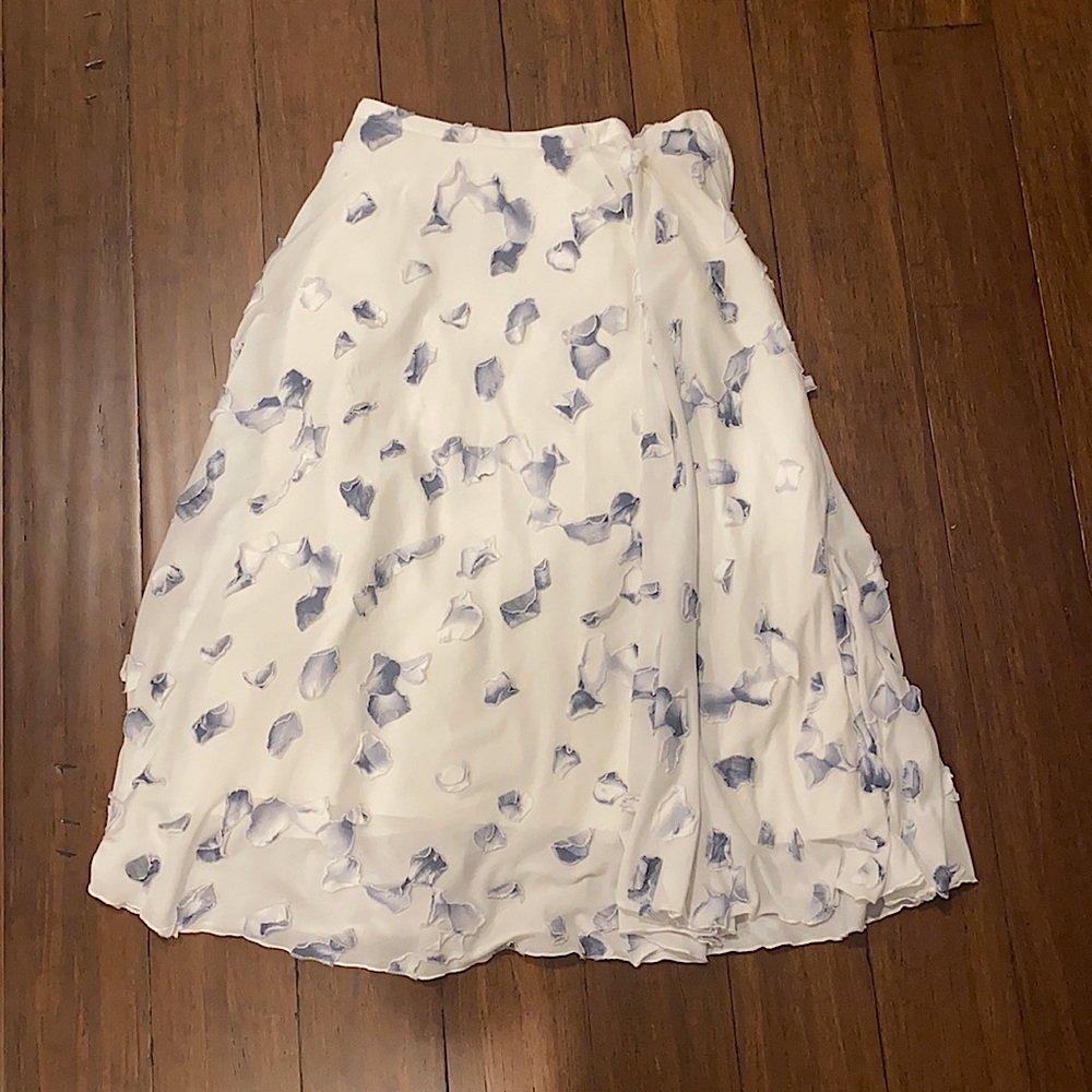 Floral A-line skirt
